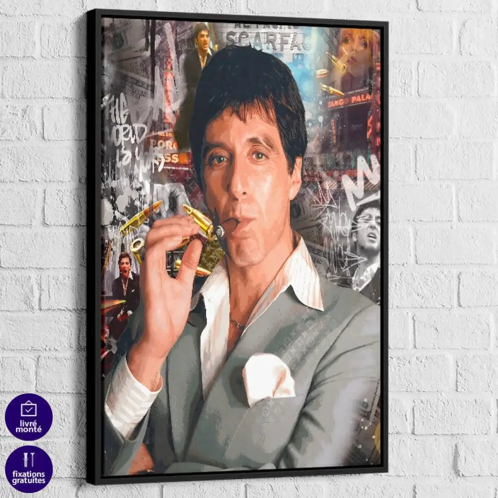 Tony Montana art pop urbain