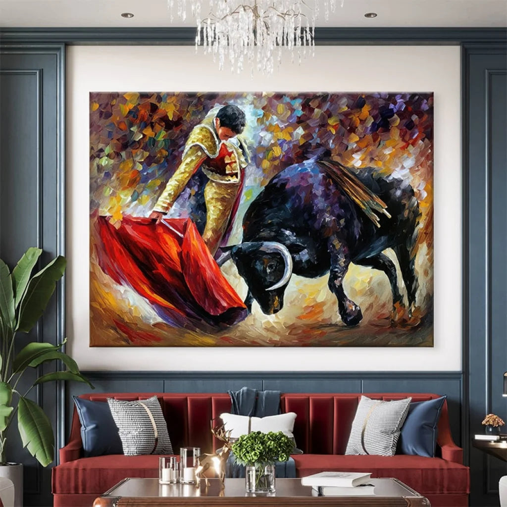 Tableau Taureau La Chorégraphie du Destin