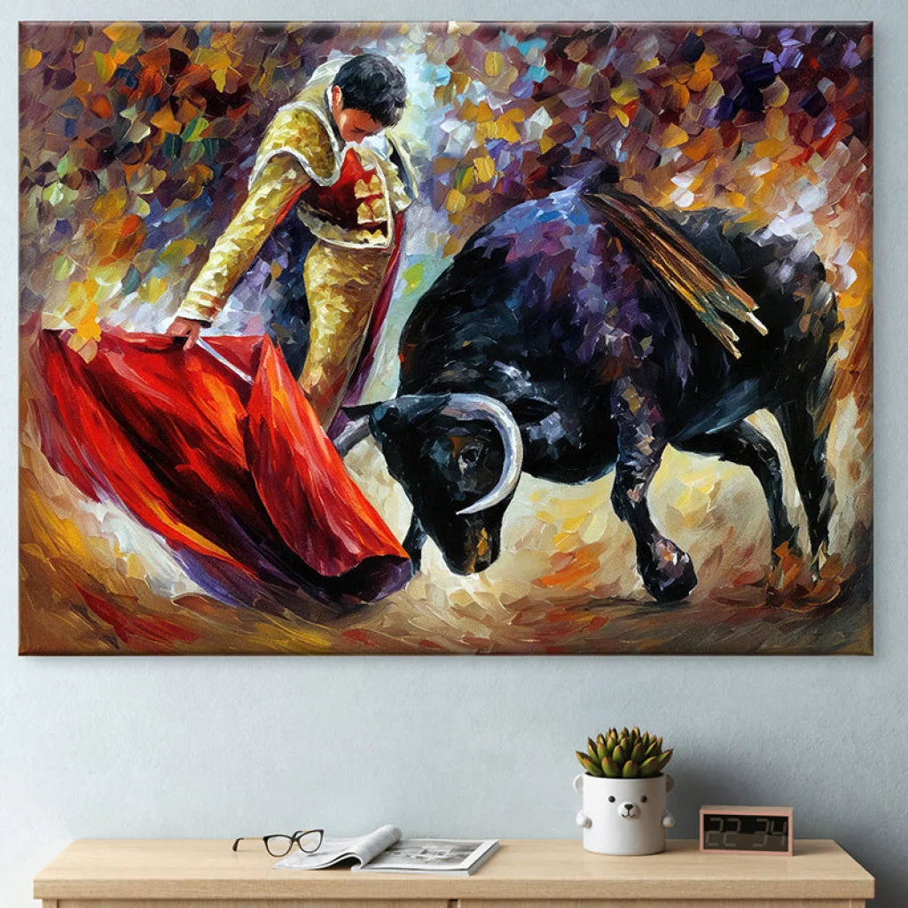 Tableau Taureau La Chorégraphie du Destin d