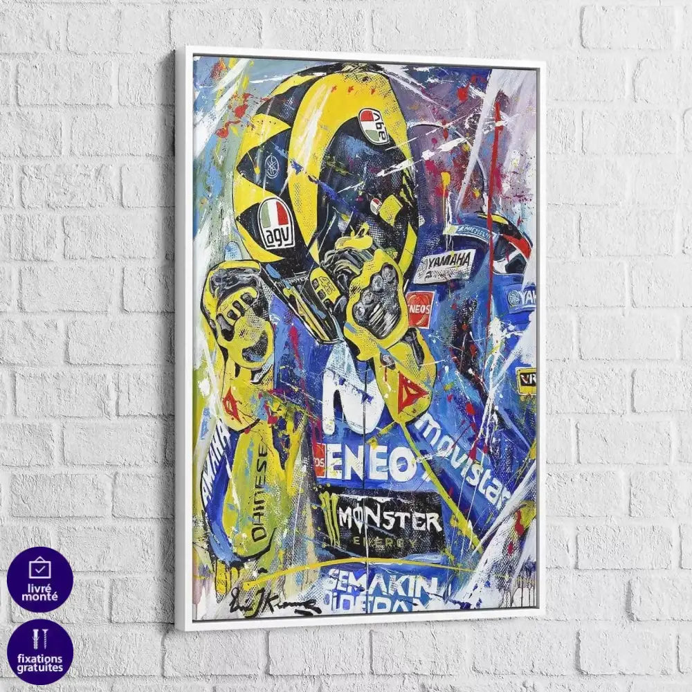 Tableau Valentino Rossi Painter - Montableaudeco