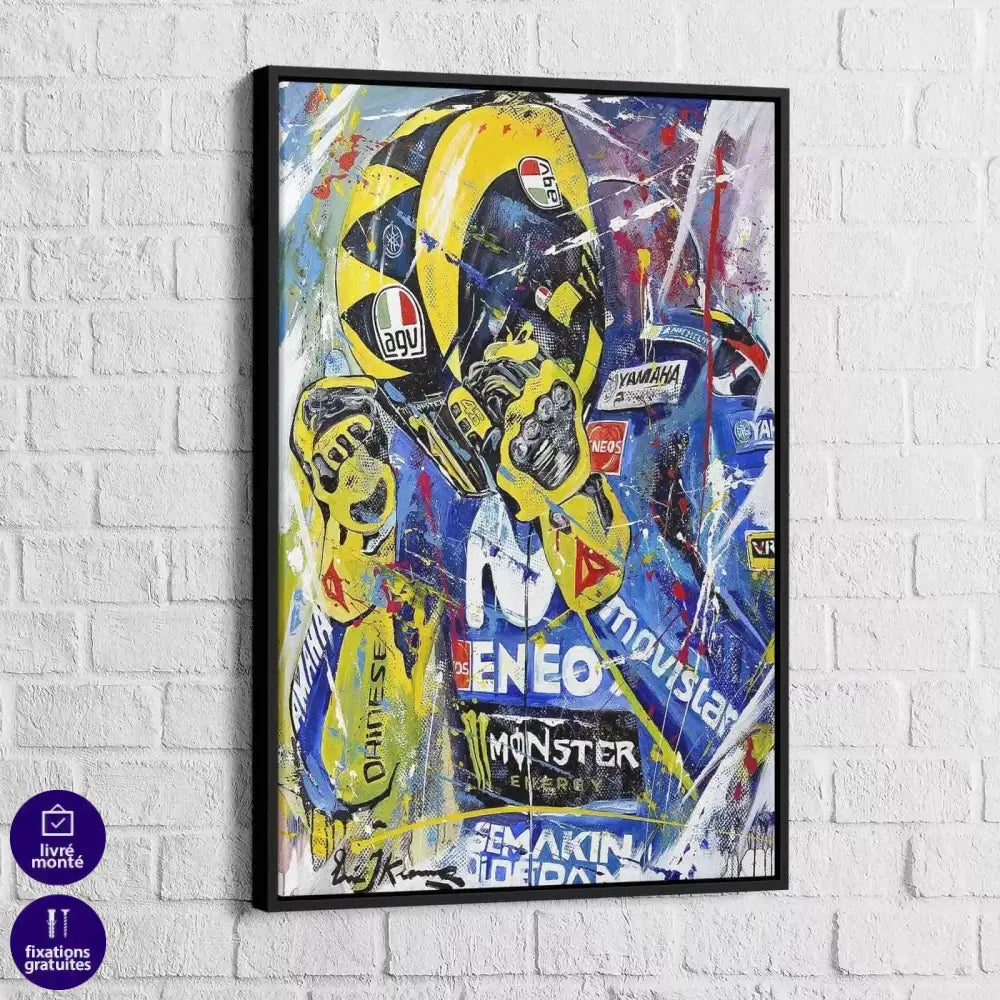 Tableau Valentino Rossi Painter - Montableaudeco