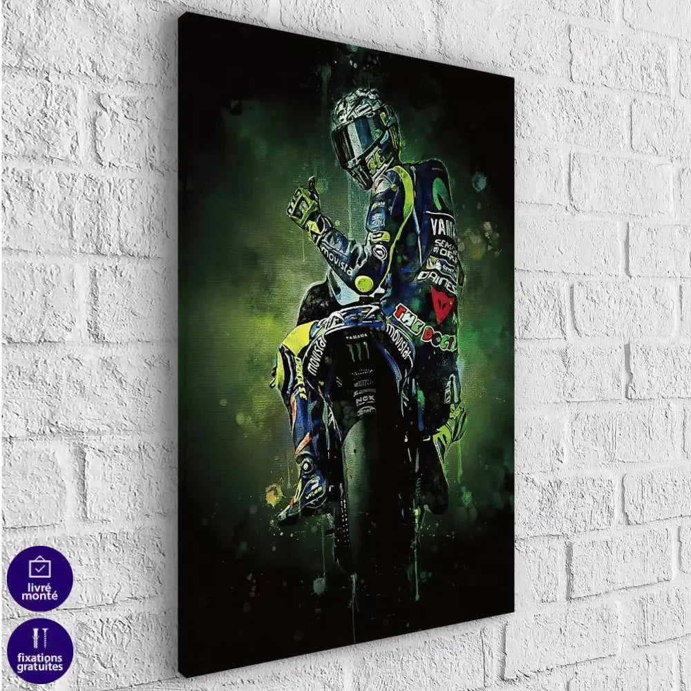 Tableau Valentino Rossi Superbike - Montableaudeco