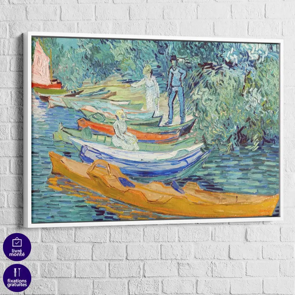 Tableau Van Gogh bord de l'oise C