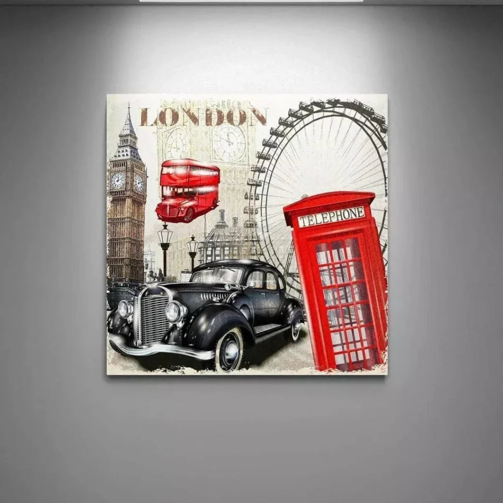 Tableau Vintage Ville Collection - Montableaudeco