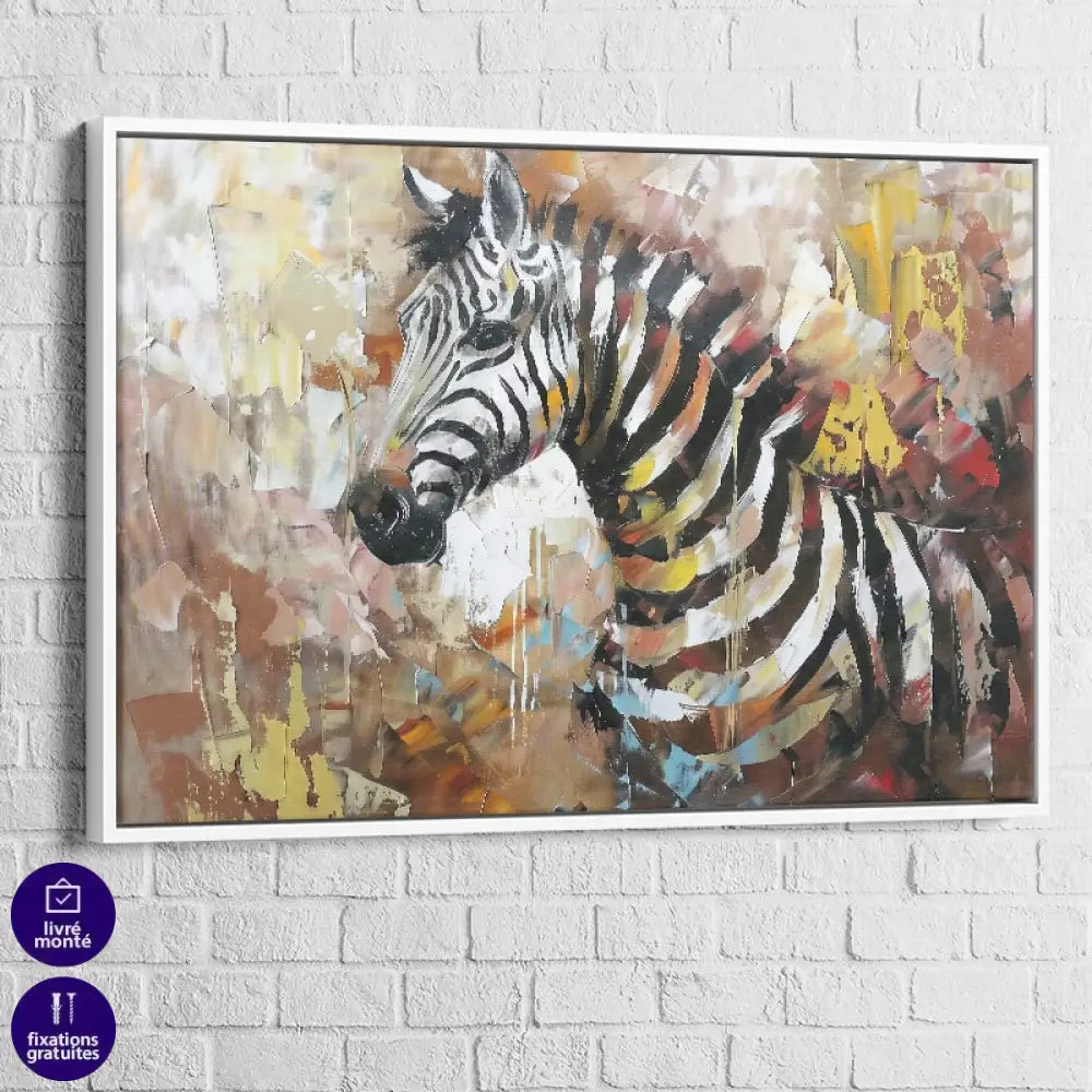 Tableau Zèbre en Mouvement 6