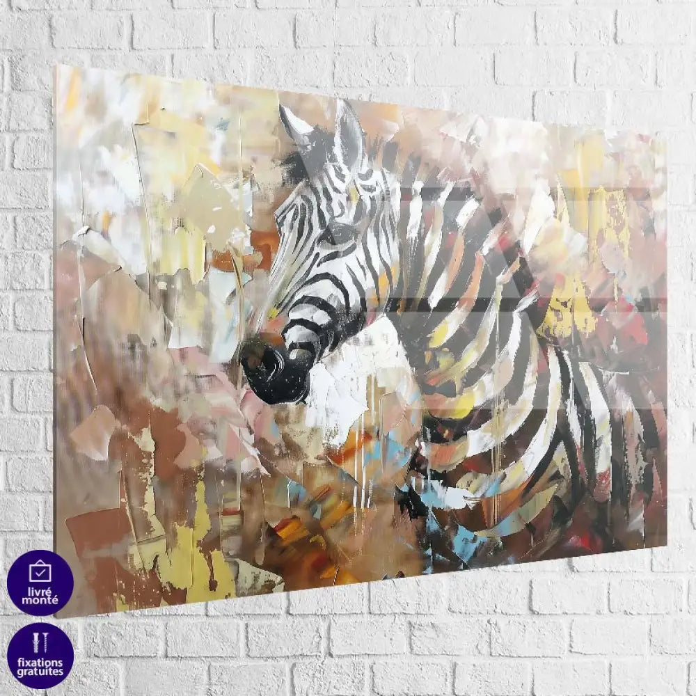 Tableau Zèbre en Mouvement 4