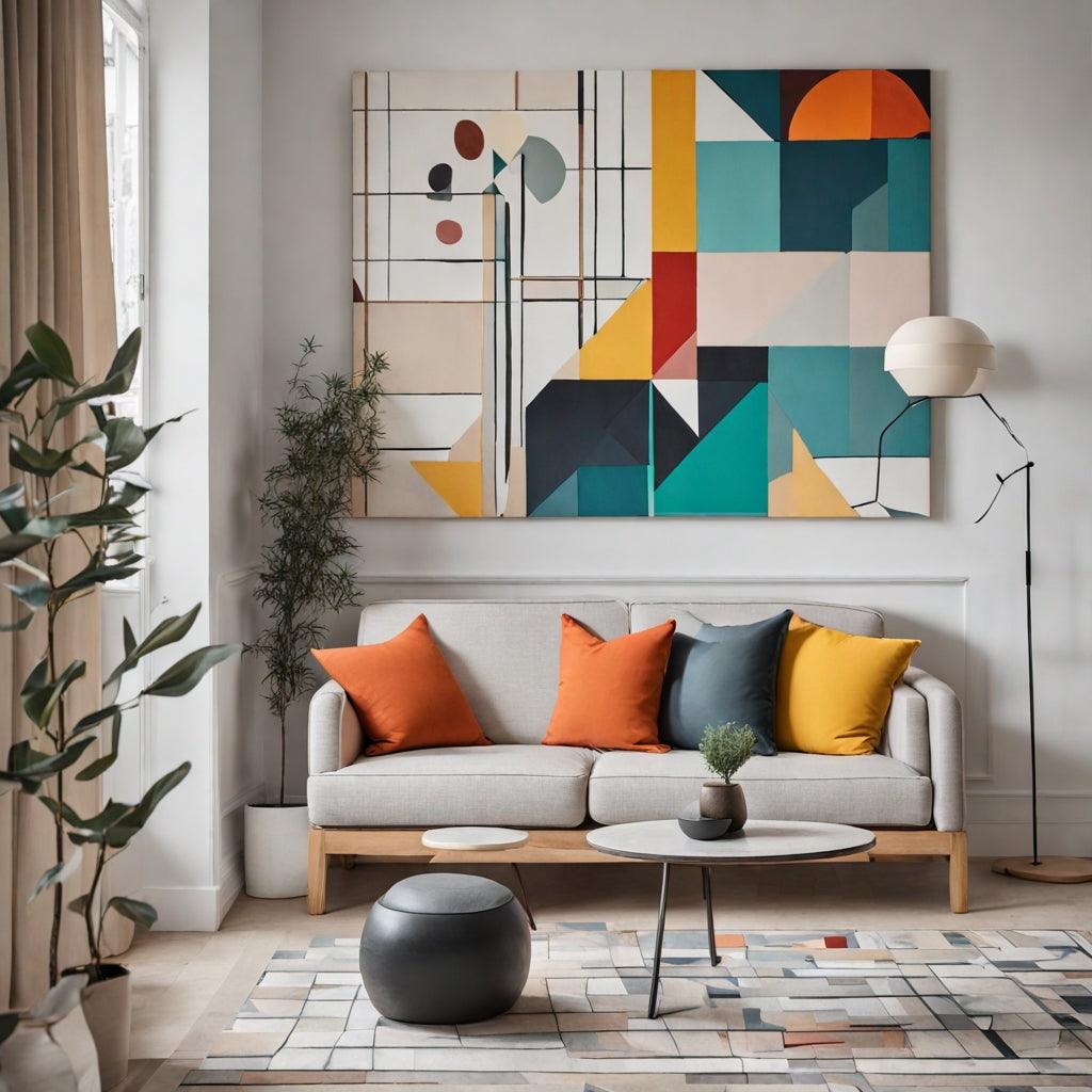 Les couleurs et motifs tendance pour une décoration moderne avec un tableau déco - Montableaudeco