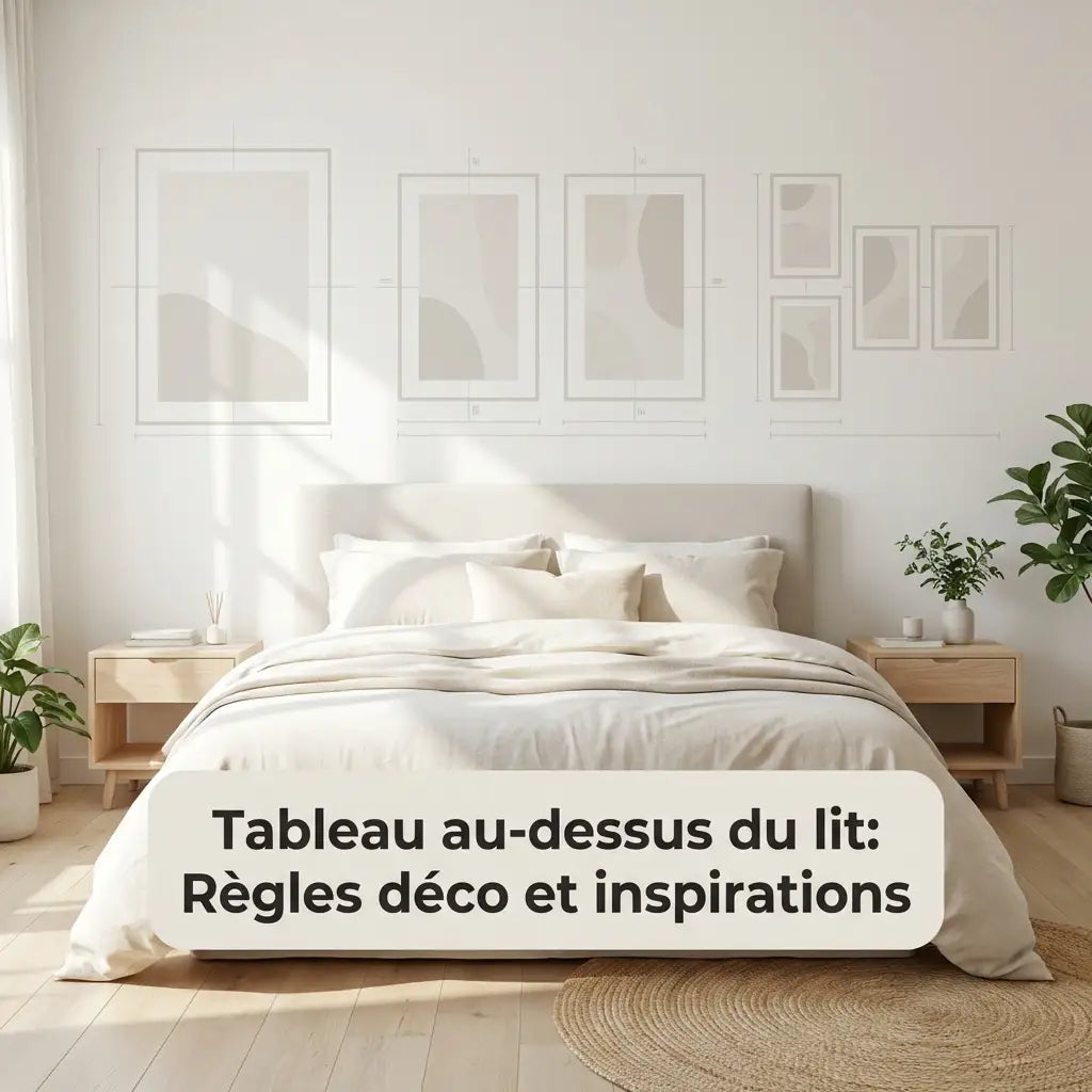 Tableau au-dessus du lit : Règles déco et inspirations