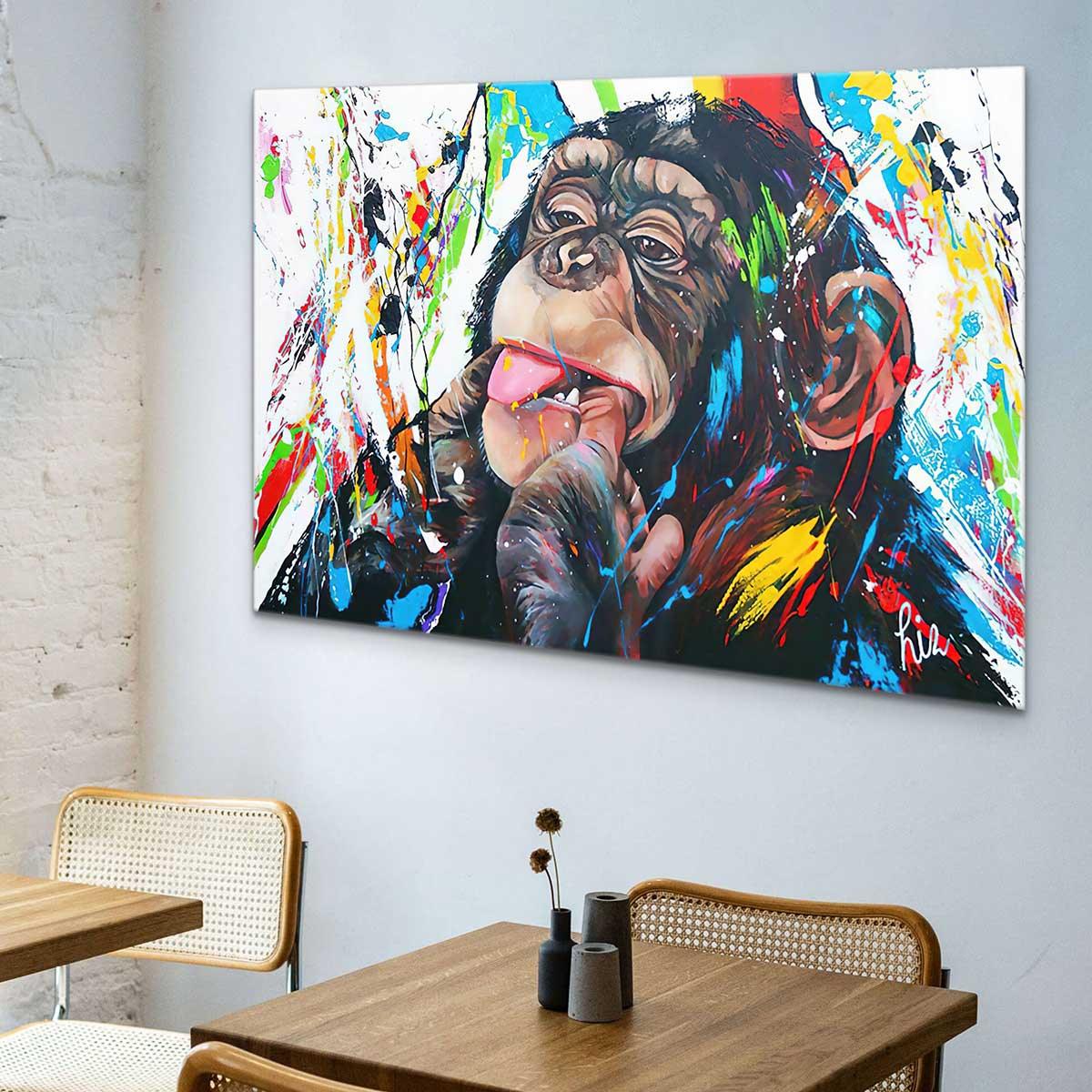 Un tableaux animaux pour votre salon ? - Montableaudeco