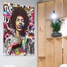 Tableau Street Art Jimi Hendrix - Montableaudeco