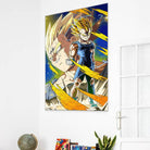 Tableau Dragon Ball Majin Vegeta - Montableaudeco