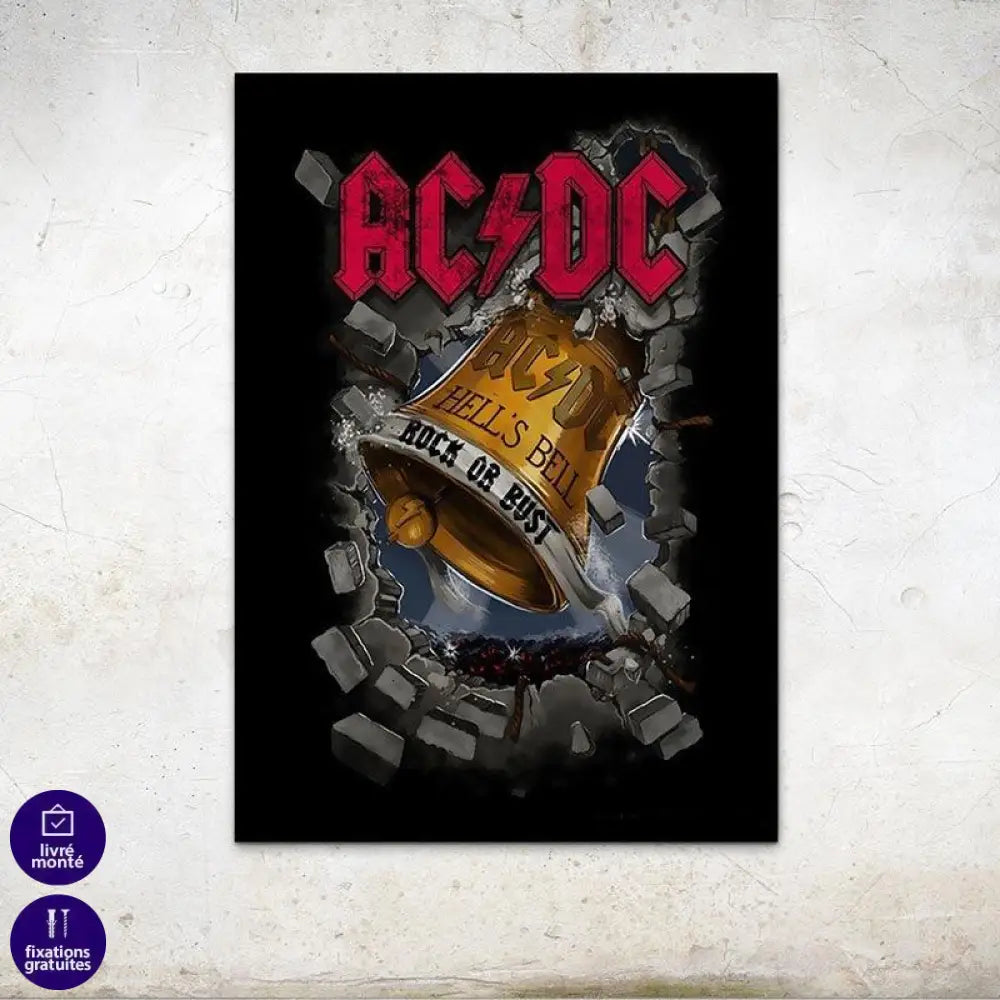 Affiche Concert ACDC - Montableaudeco