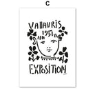 Affiche Picasso Vintage Expo Collection 8 Pièces - Montableaudeco