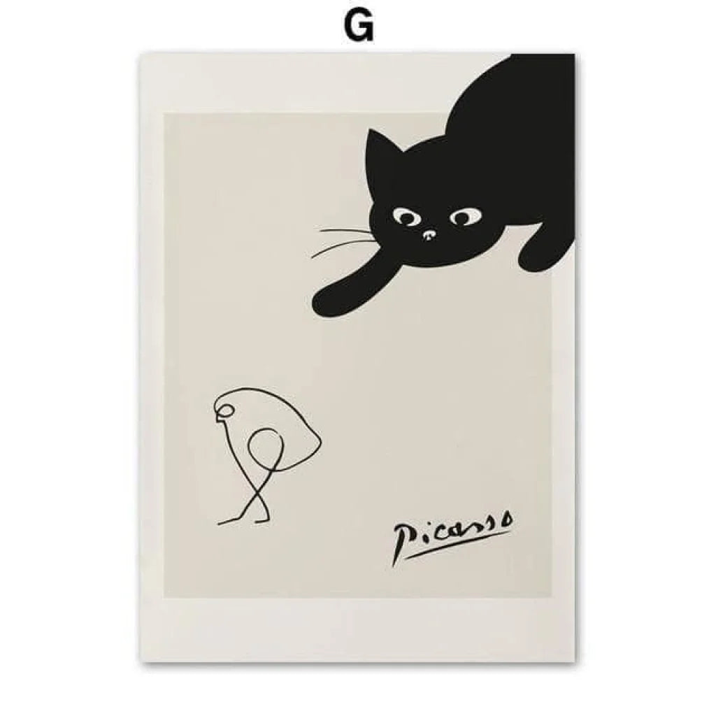 Affiche Picasso Vintage Expo Collection 8 Pièces - Montableaudeco