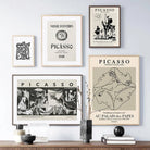 Affiche Picasso Vintage Expo Collection 8 Pièces - Montableaudeco