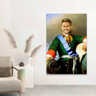 Montage photo homme en uniforme d'époque type Napoléon

