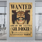 Poster One piece Dead or Alive Gold  Roger