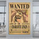 Poster Wanted One Piece Linlin – Déco murale manga japonais