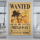 Affiche Wanted Portgas D. Ace – Poster One Piece haute qualité

