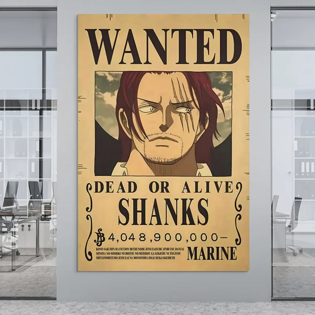 Poster One piece Dead or Alive Shanks
