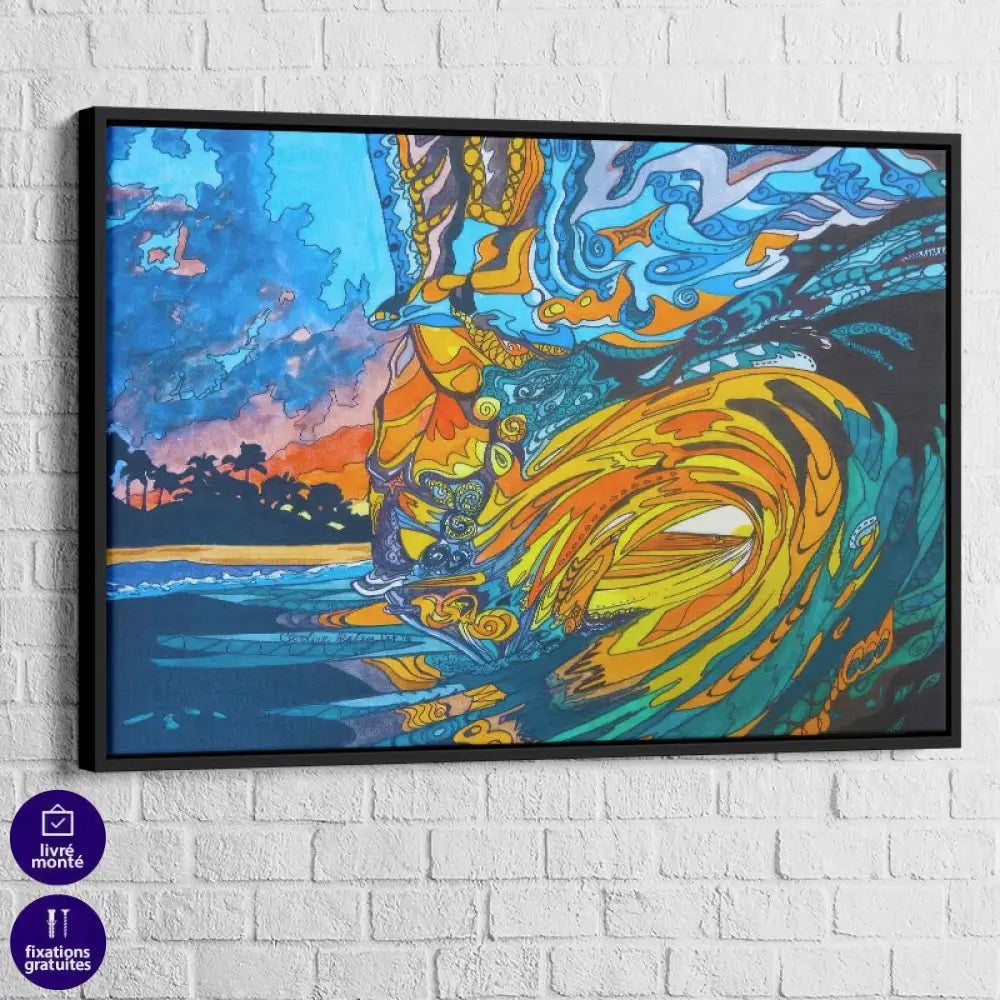 Tableau Abstrait | Hawaï Surfing | Bienvenue -20% Sur Votre Commande c