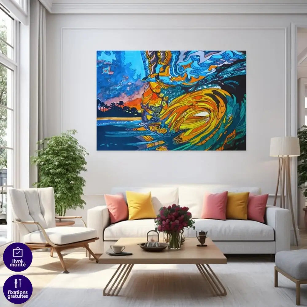 Tableau Abstrait | Hawaï Surfing | Bienvenue -20% Sur Votre Commande v