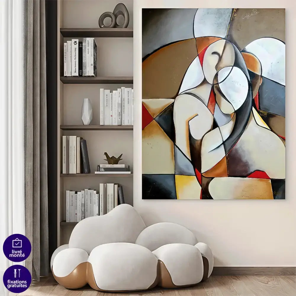 Tableau Abstrait Le Couple Tableau Abstrait