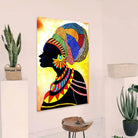Tableau Afrique Femme Traditionnelle - Montableaudeco