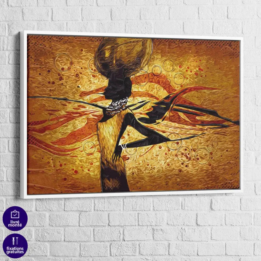 Tableau Afrique La Femme - Montableaudeco