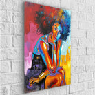 Tableau Afrique La femme est des couleurs - Montableaudeco