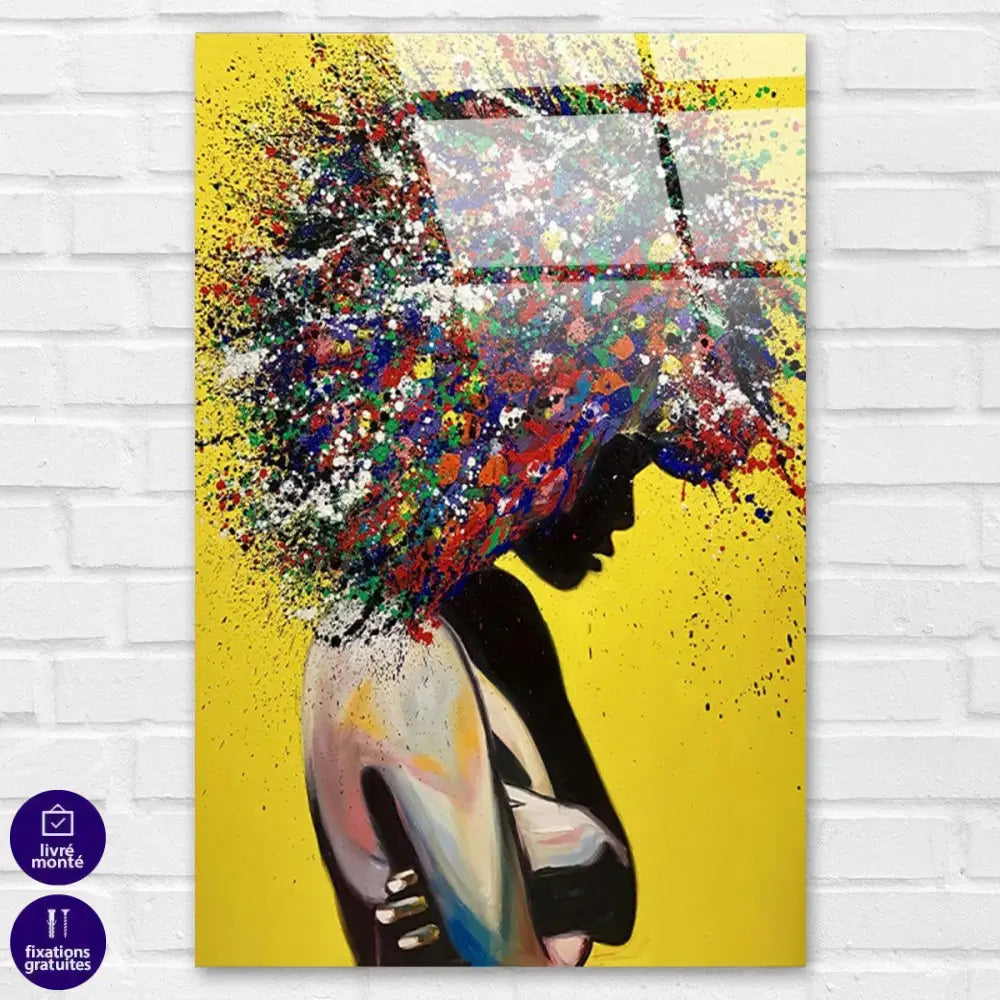 Tableau Afrique La Femme Moderne - Montableaudeco