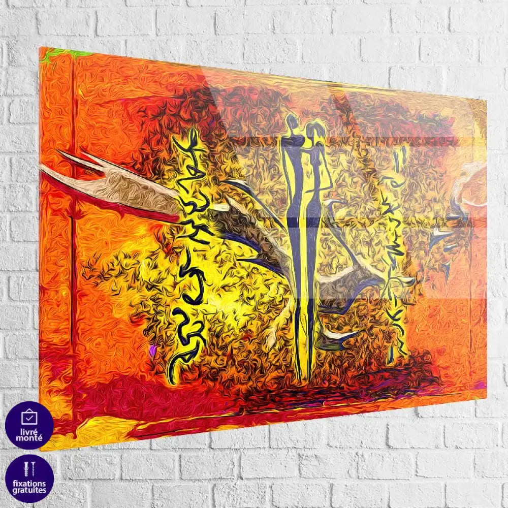 Tableau Afrique plexiglas – rendu brillant, couleurs intenses