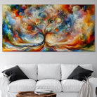 Tableau Arbre de Vie Symphonie des Couleurs