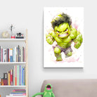Tableau Baby’s Marvel 40x60cm / Affiche sans cadre / Hulk Tableau Enfant