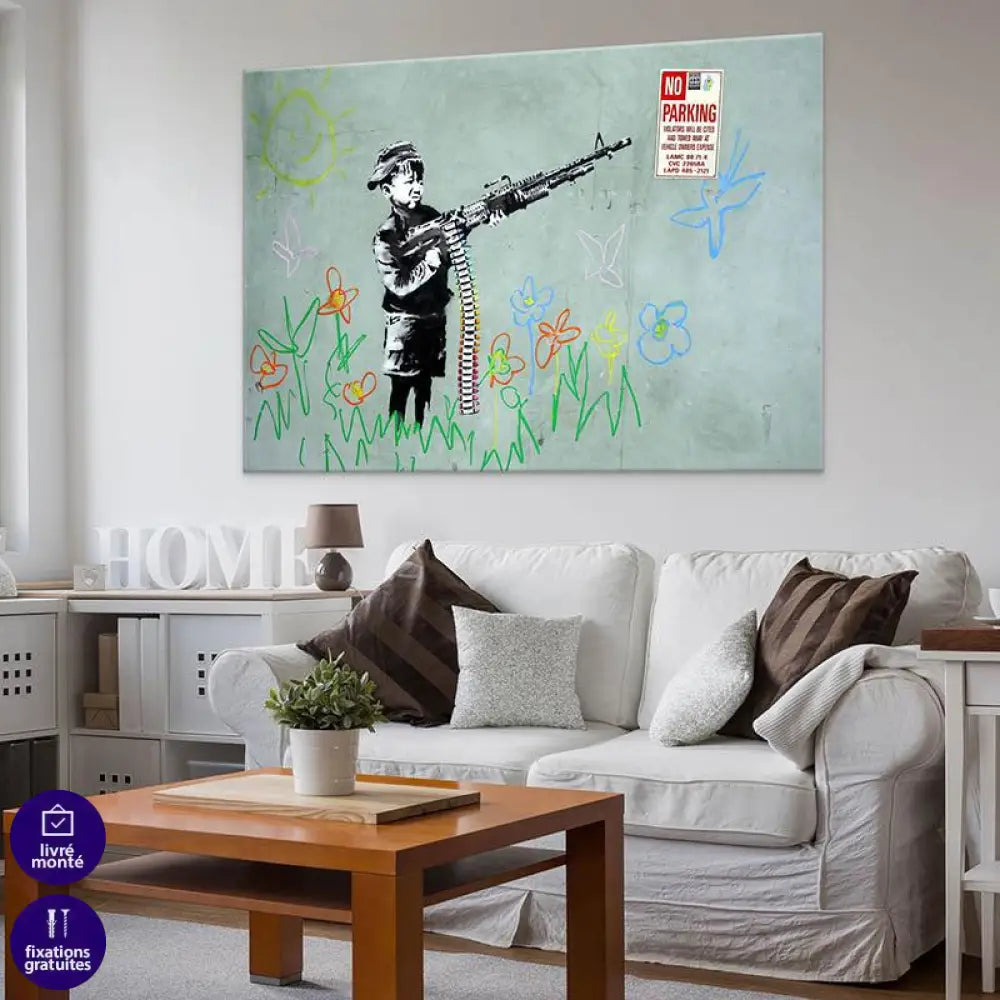 Tableau Banksy Innocence - Montableaudeco