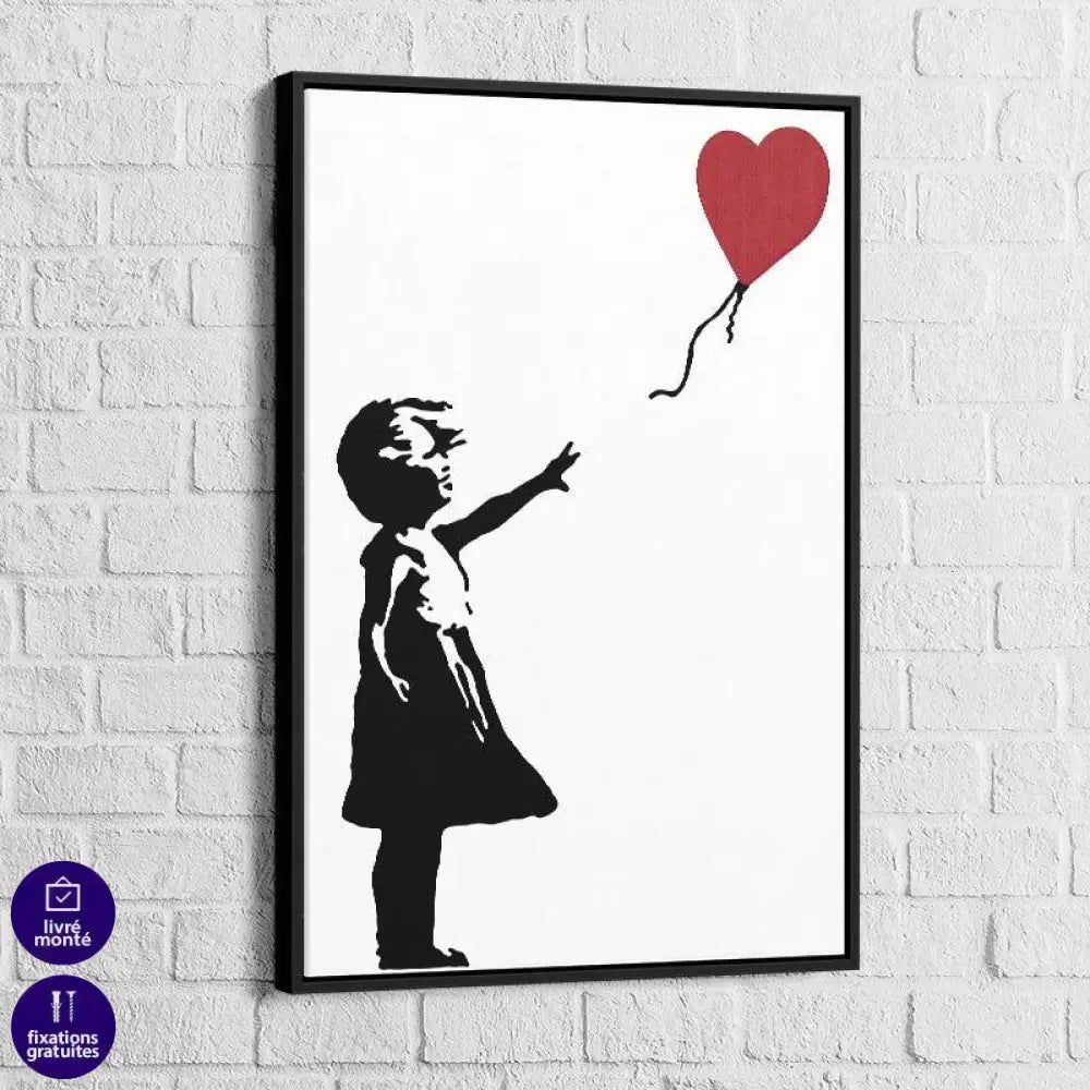 Tableau Banksy La Fille au Ballon - Montableaudeco