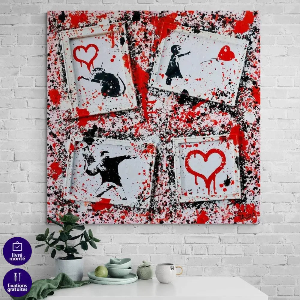 Tableau Banksy | La Déco Murale Originale | Profitez des Promos -25% c