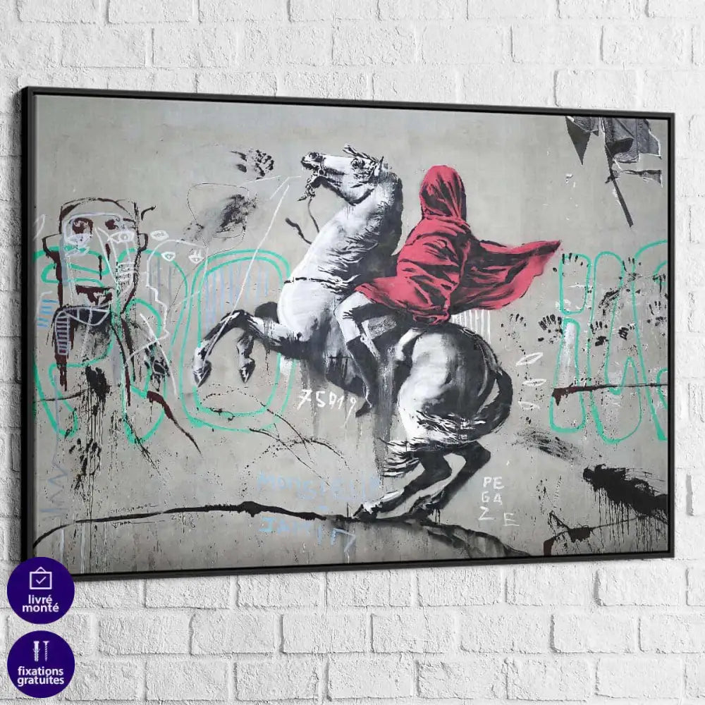 Tableau Banksy Napoléon - Montableaudeco