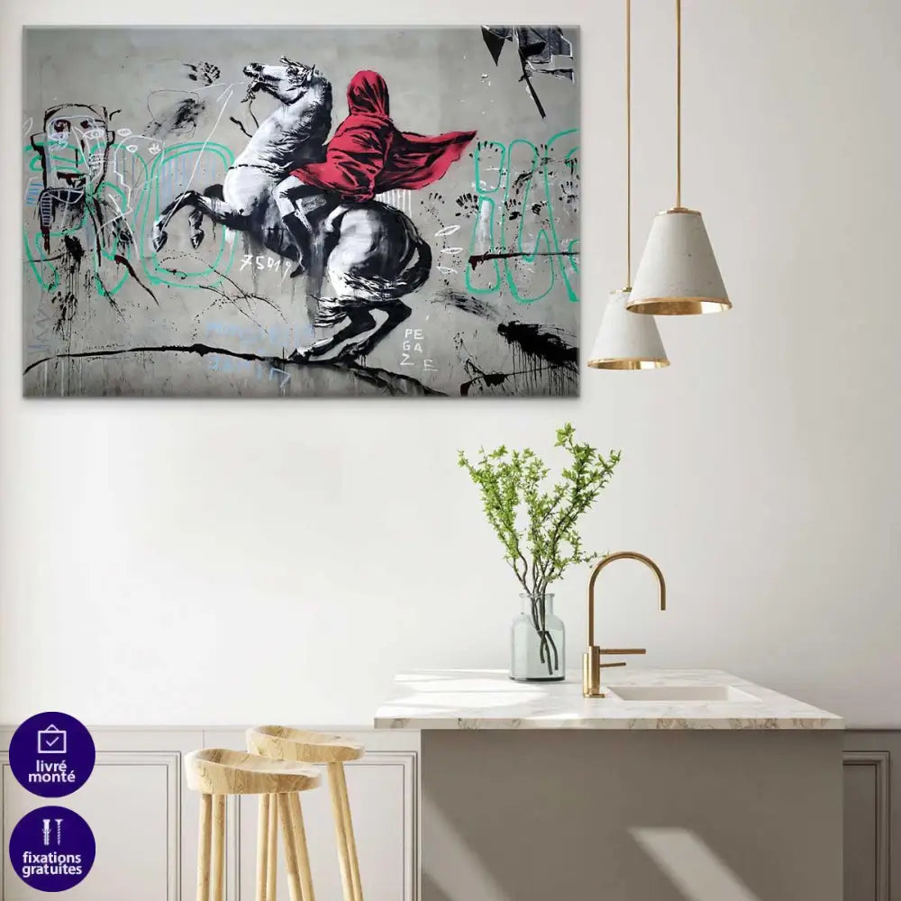 Tableau Banksy Napoléon - Montableaudeco