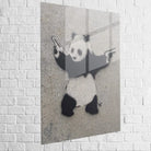 Tableau Banksy Panda With Guns 40x60cm / Plexiglas Tableau Banksy
