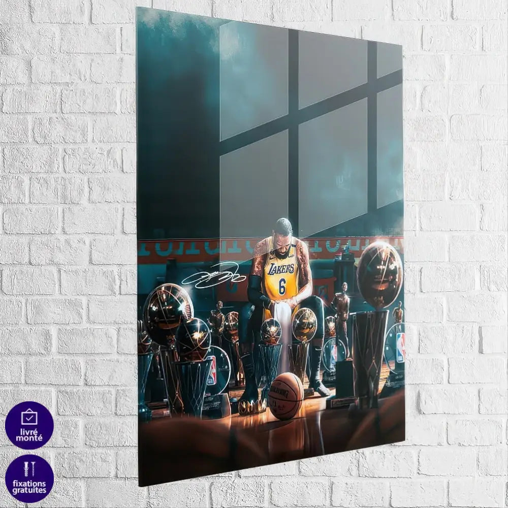 Tableau Lebron James plexiglas