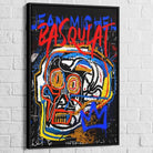 Tableau Basquiat Dualité Urbaine 40x60cm / Cadre Noir / B Tableau Basquiat