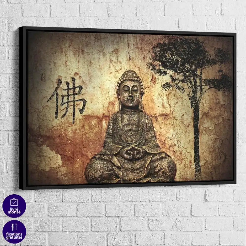 Tableau Bouddha Arbre - Montableaudeco
