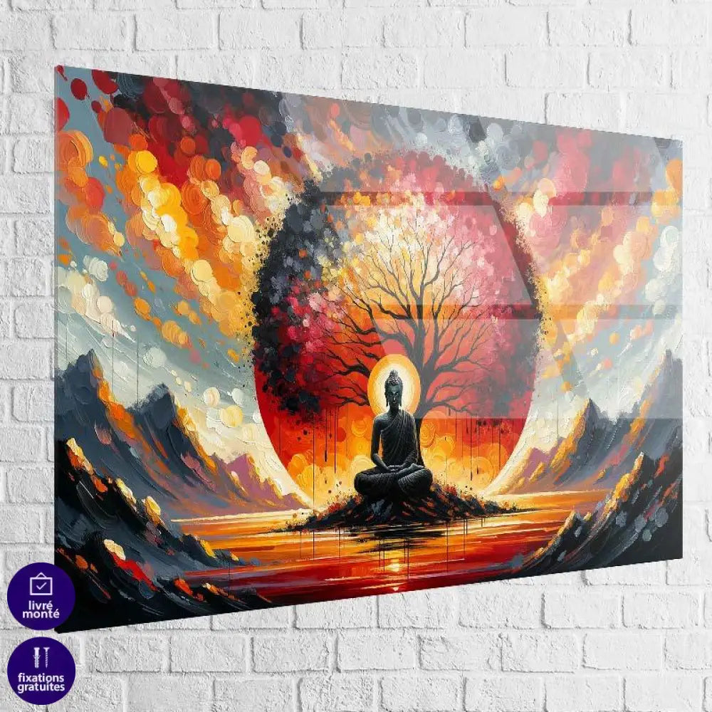 Tableau Bouddha Arbre de Vie - Montableaudeco