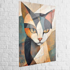 Tableau Chat à Facettes 40x60cm / Plexiglas Tableau Chat