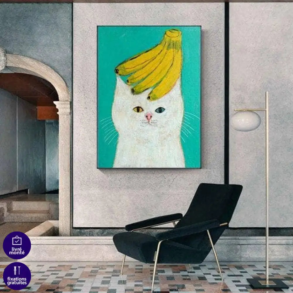 Tableau Chat Coloré Fun Collection 13 Pièces - Montableaudeco