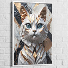Tableau Chat Luxe et élégance féline c