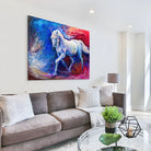 décoration murale cheval moderne