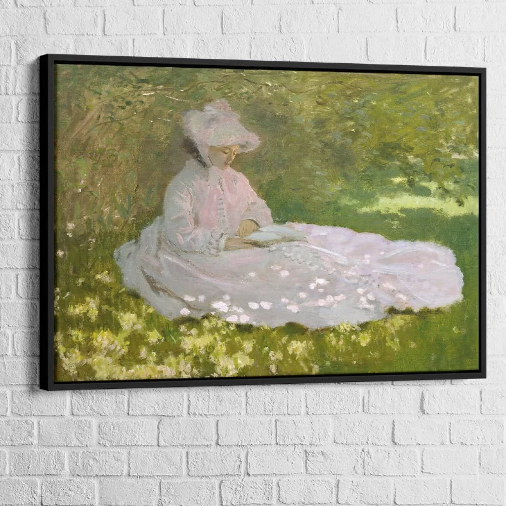 Reproduction peinture impressionniste Monet 1872 Printemps