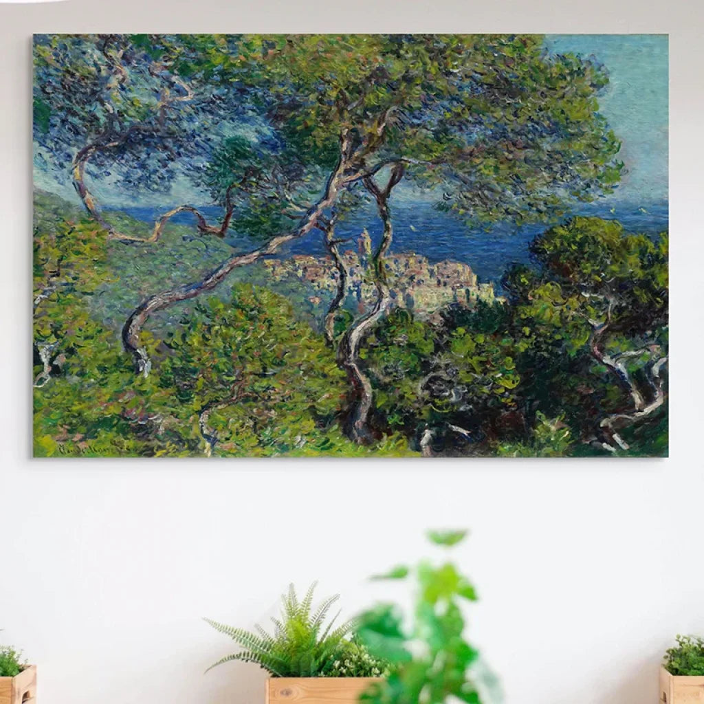 Reproduction peinture Villas à Bordighera Claude Monet 1884